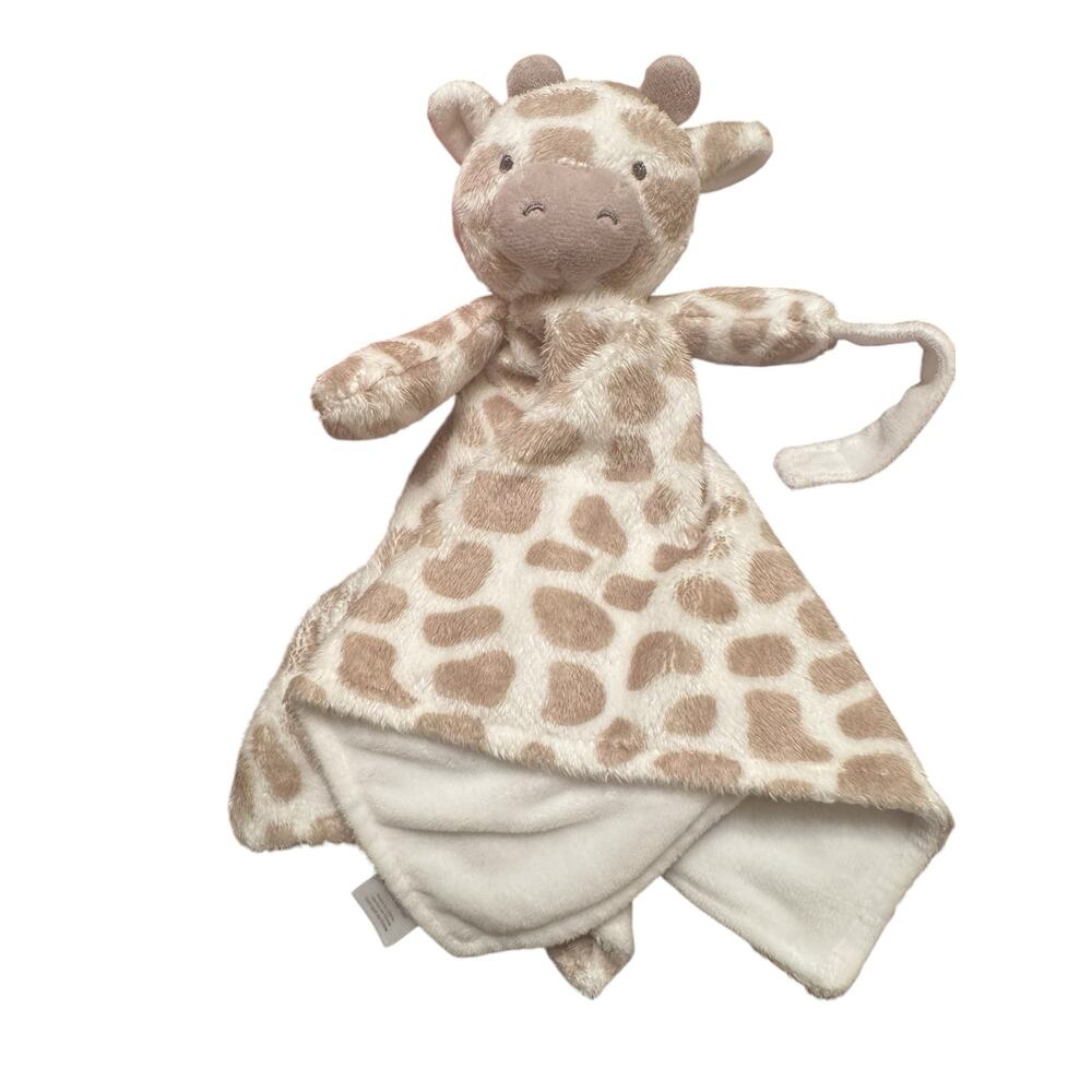 Carter's Giraffe Plush Security Blanket with Pacifier Clip